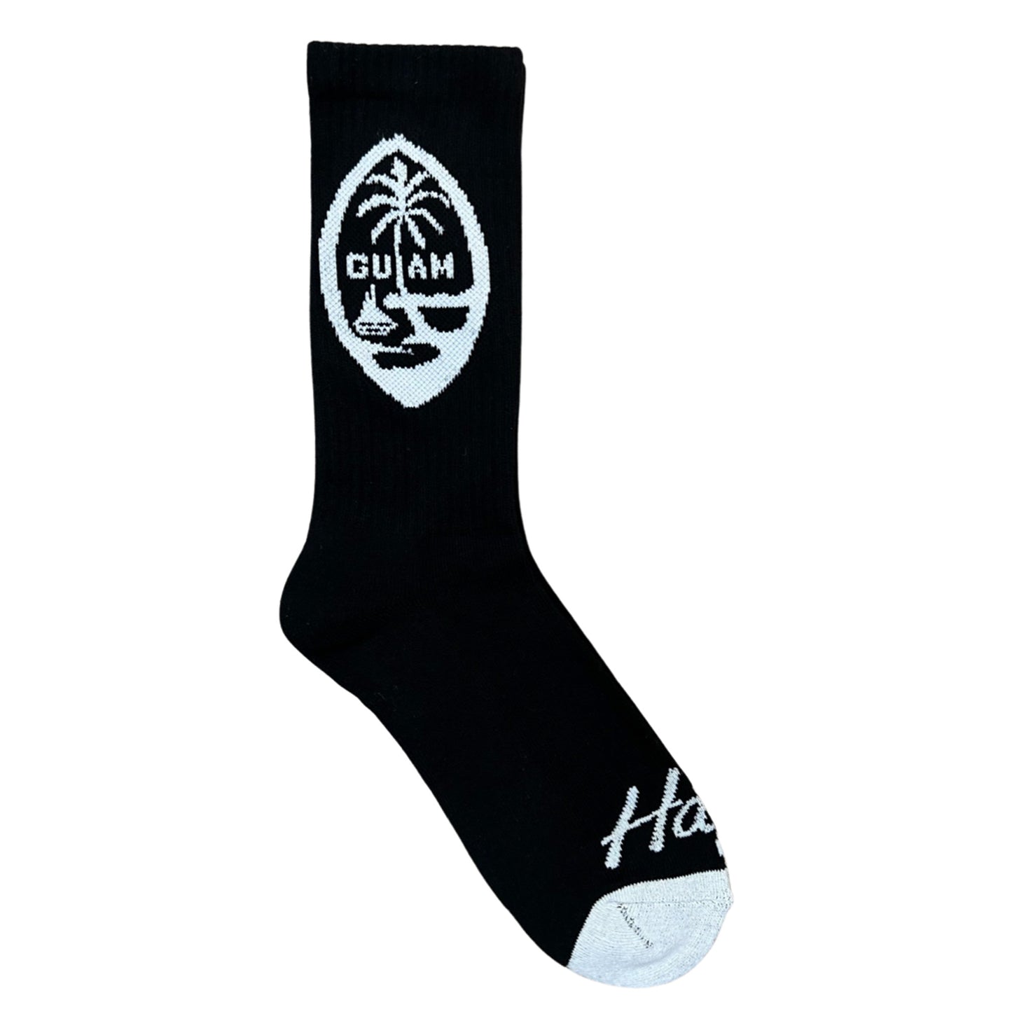 Footwork Brand Guam Black White Socks